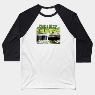 Platte River State Park, Nebraska Baseball T-Shirt